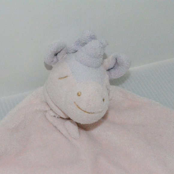 Angel Dear Plush Unicorn Baby Blanket Toy Lovey - Picture 2 of 7